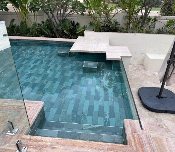 Pool maintenance service by DesertLink in Dubai